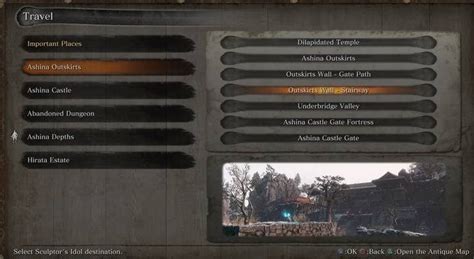 How can I access the map in Sekiro pc version? - Arqade