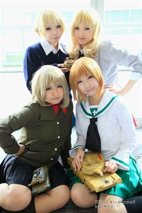 Girls und Panzer Cosplay : All Team - MyAnimeGirls 2014