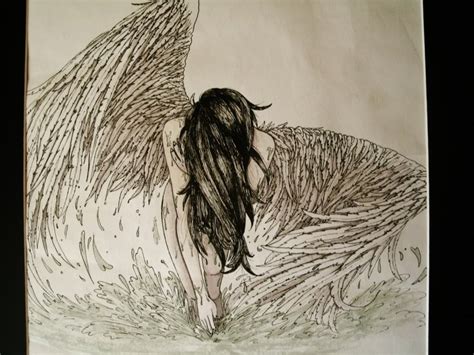 Fallen Angel Drawing at GetDrawings | Free download