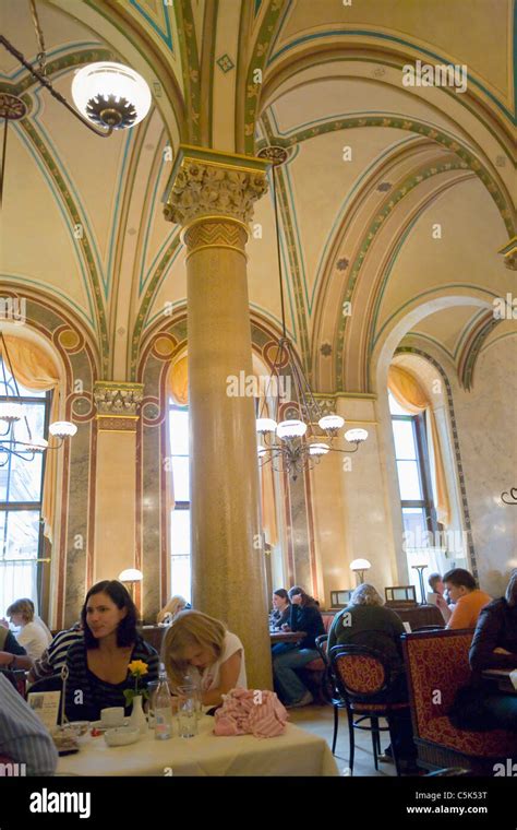 Cafe Central, interior, Vienna, Austria Stock Photo - Alamy