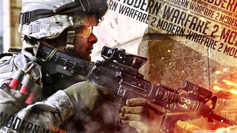 Download Video Game Call Of Duty: Modern Warfare 2 Soldier Military Combat HD Wallpaper