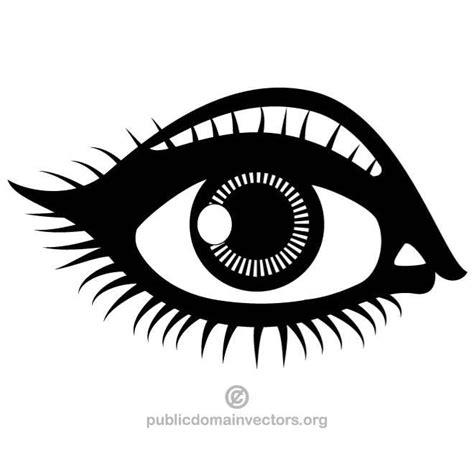 Human eye clip art Royalty Free Stock SVG Vector and Clip Art