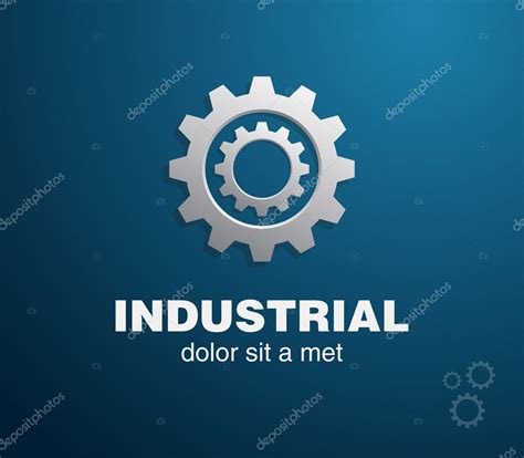 Vector industrial gears design template Stock Vector Image by ©mauro-fabbro #31684763