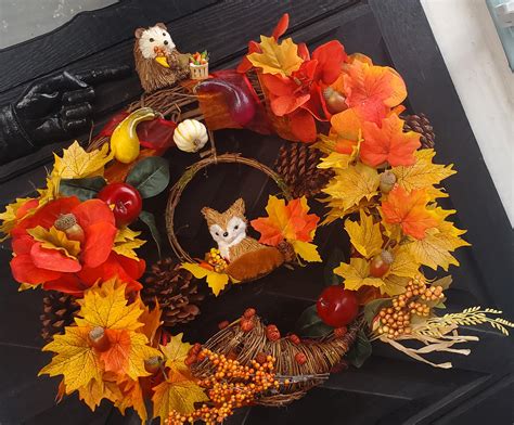 My Mabon Wreath : r/Wicca