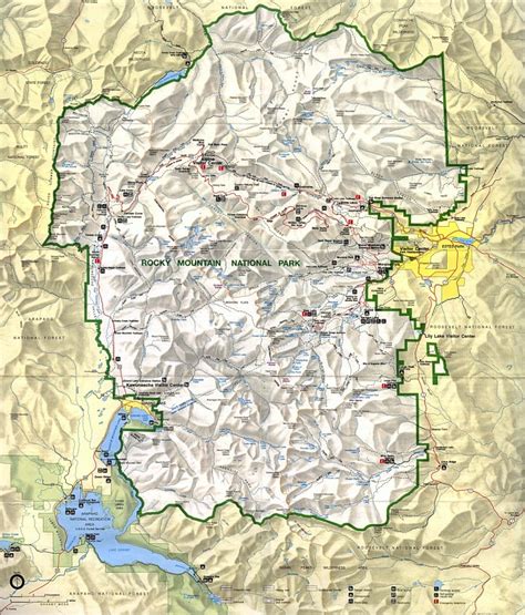 Northern Rocky Mountains Map