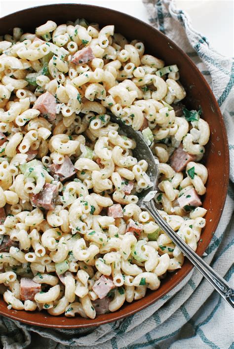 French-Inspired Pasta Salad - Bev Cooks