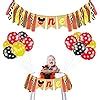 Amazon.com: JoyBo Mickey Mouse First Birthday Highchair Banner Mickey Mouse Birthday Decorations ...