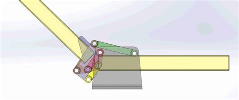 Another version of the six-bar folding linkage | Mechanical Design 101