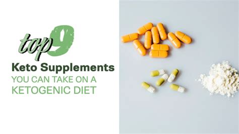 9 Keto Supplements You Should Take on a Ketogenic Diet - DietToSuccess