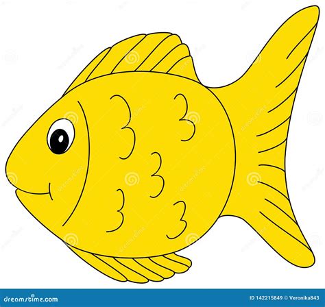 Cartoon Yellow Fish Stock Illustrations – 5,843 Cartoon Yellow Fish ...