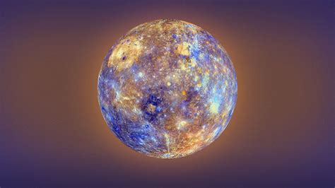 Mercury Planet Surface Color