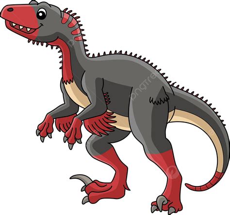 Utahraptor ديناصور رسوم متحركة ملونة ملؤها لون Utahraptor مرسومة باليد المتجه, لون ممتلئ ...