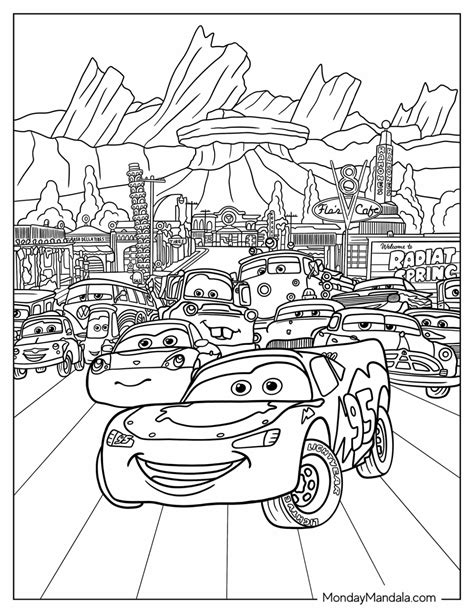 24 Disney Cars Coloring Pages (Free PDF Printables)