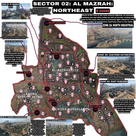 DMZ map detailed UPDATED! With spawn locations/ all landmarks and dead drops + fixed colored ...