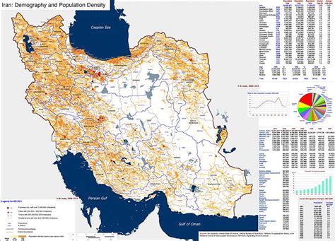 Detailed Iranian Population Density Map [968x876] : MapPorn