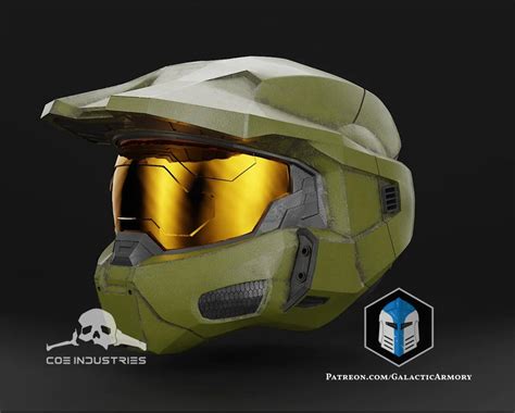 Halo 3 Master Chief Helmet 3D Printed Full-size Master Chief's Helmet for Cosplay, Collectors ...