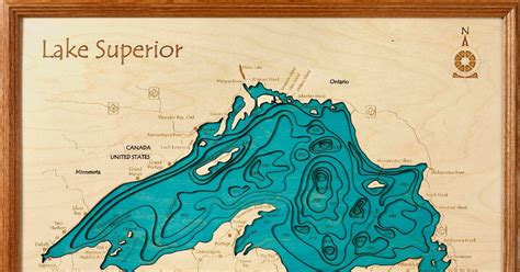 Depth Map Of Lake Superior - Share Map