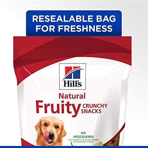 Hill's Dog Treats Crunchy Fruity Snacks with Apples & Oatmeal Dog ...