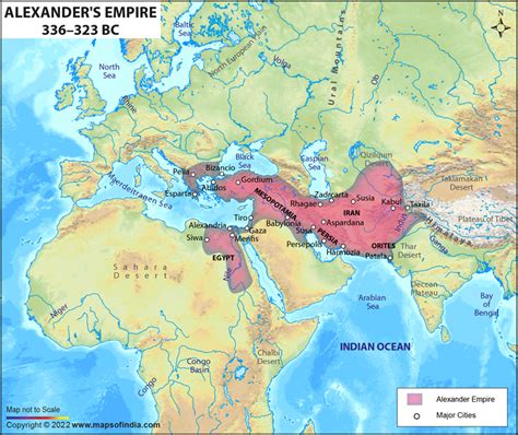 Alexander The Great Empire World Map