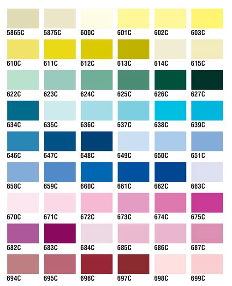 Pantone Color Chart Pdf Quotes Pantone Color Chart Pms Color Chart | Images and Photos finder