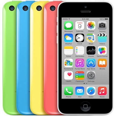 5C Original Unlocked Apple iPhone 5C Dual Core IOS GPS WIFI 4.0 Screen 16GB/32GB storage mobile ...