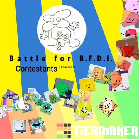 All Bfdi Characters List