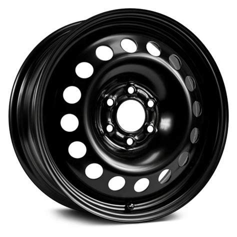 RT® 17" STEEL WHEEL 6 LUG Wheels - Black Rims