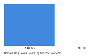 Somalia Flag Colors » Country Flags » SchemeColor.com