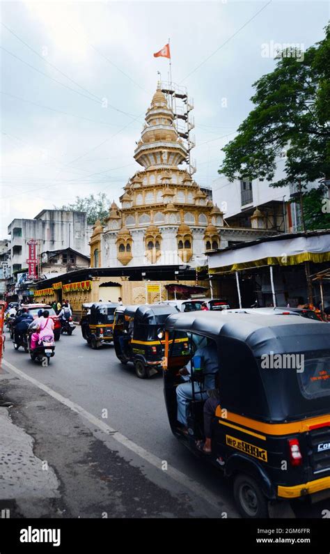 Shreemant Dagdusheth Halwai Ganpati Hindu temple in Pune, India Stock Photo - Alamy