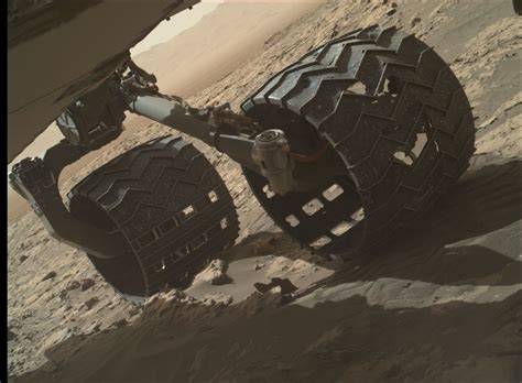 Mars Rover Studies Sand Ripples, Wheel Damage