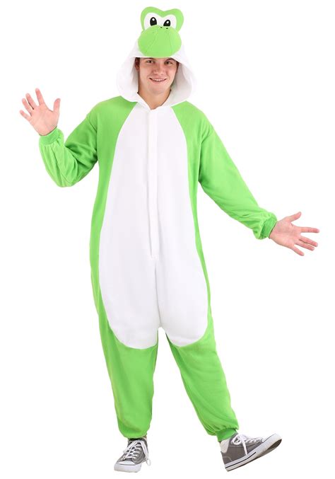 Super Mario Brothers Yoshi Kigurumi Adult Costume