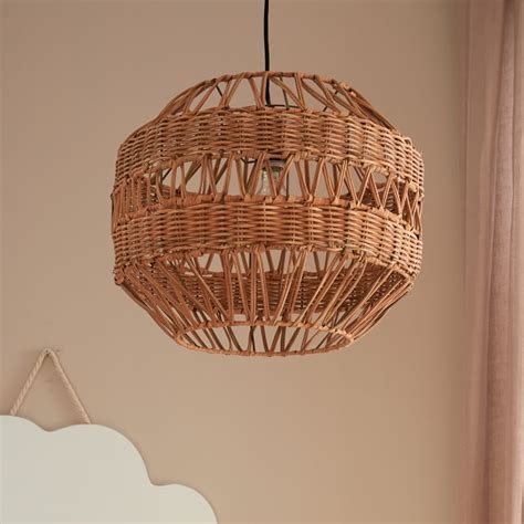 Rattan Weave Pendant (18"–28") | West Elm