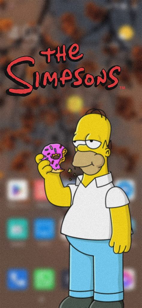 The Simpson phone, brown, celular, dreams, homero, picsart, transparente simpson, HD phone ...