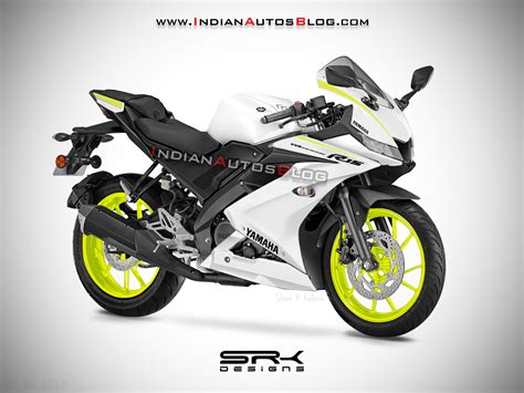 Yamaha R15 V3.0 Competition White - IAB Rendering