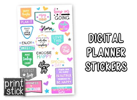 SS Positivity Planner Stickers – PrintStick