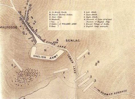 Maps of the battle of Hastings