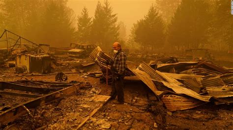 Oregon fires: This family left their home as a precaution. They returned to find it destroyed - CNN