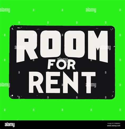 Room for rent sign hi-res stock photography and images - Alamy