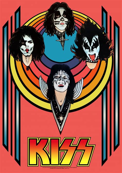 When KISS Ruled The World! - KISS Blacklight Poster [1976] WANT | Kiss ...