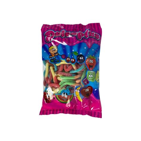 Sour Worms Gummy Candy Bag of 1kg | Snack Circus INC