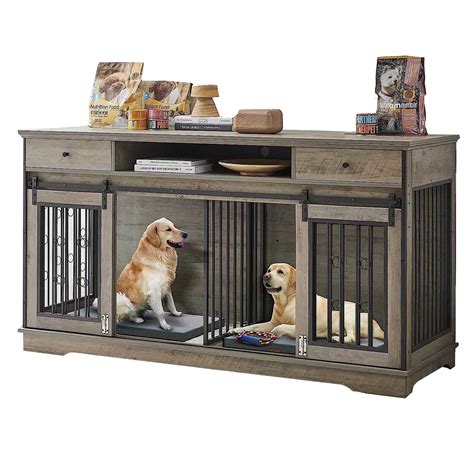 Large Dog Crate Furniture Heavy Duty - Barkbarking.com