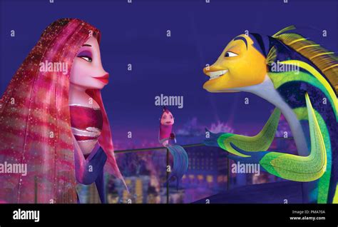 Lola, Angie and Oscar "Shark Tale" (2004) Dreamworks Stock Photo - Alamy