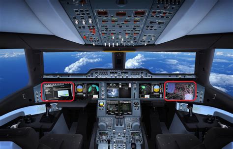 Airbus A350 cockpit compared to A320/A330. - Leeham News and Comment