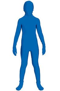 Blue Invisible Skin Suit Teen Costume (Teen) 721773718083 | eBay