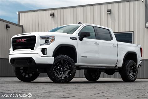 Lifted 2019 GMC Sierra 1500 with 22×12 Fuel Contra Wheels and 7 Inch ...