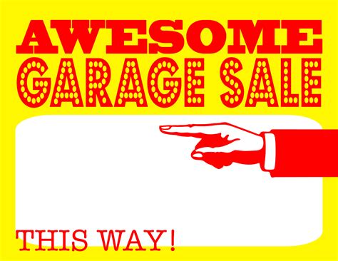 Garage Sale Signs | Tips and Ideas for Attention-Grabbing Signs