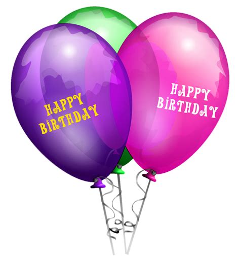 Happy Birthday Balloons High Quality PNG | PNG All