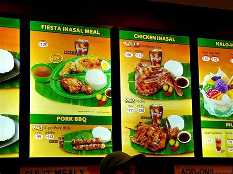 Mang Inasal New Menu