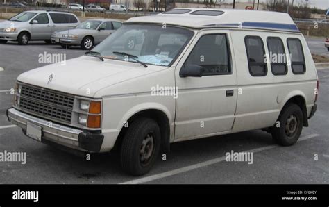 Dodge Caravan Camper Stock Photo - Alamy