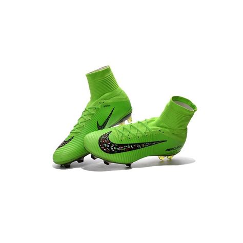 Nike Mercurial Superfly 5 FG Cristiano Ronaldo Boots Green Black